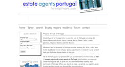 Desktop Screenshot of estateagentsportugal.co.uk